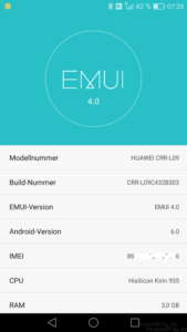 Huawei Mate S Marshmallow EMUI 4