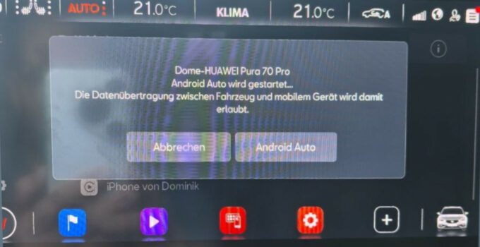 Android Auto mit HUAWEI Pura 70 Serie - funktioniert