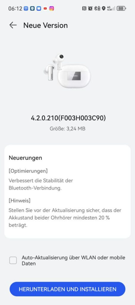 Bluetooth-Update