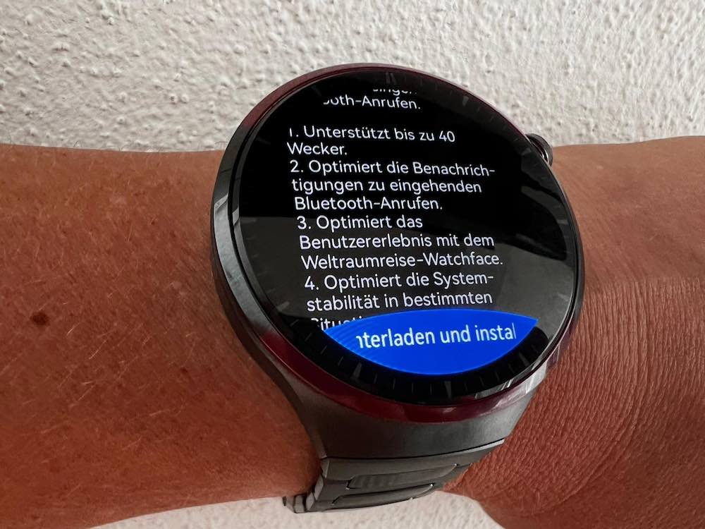 HUAWEI Watch 4 Pro Space Edition - neues Firmware Update 4.2.0.339 3