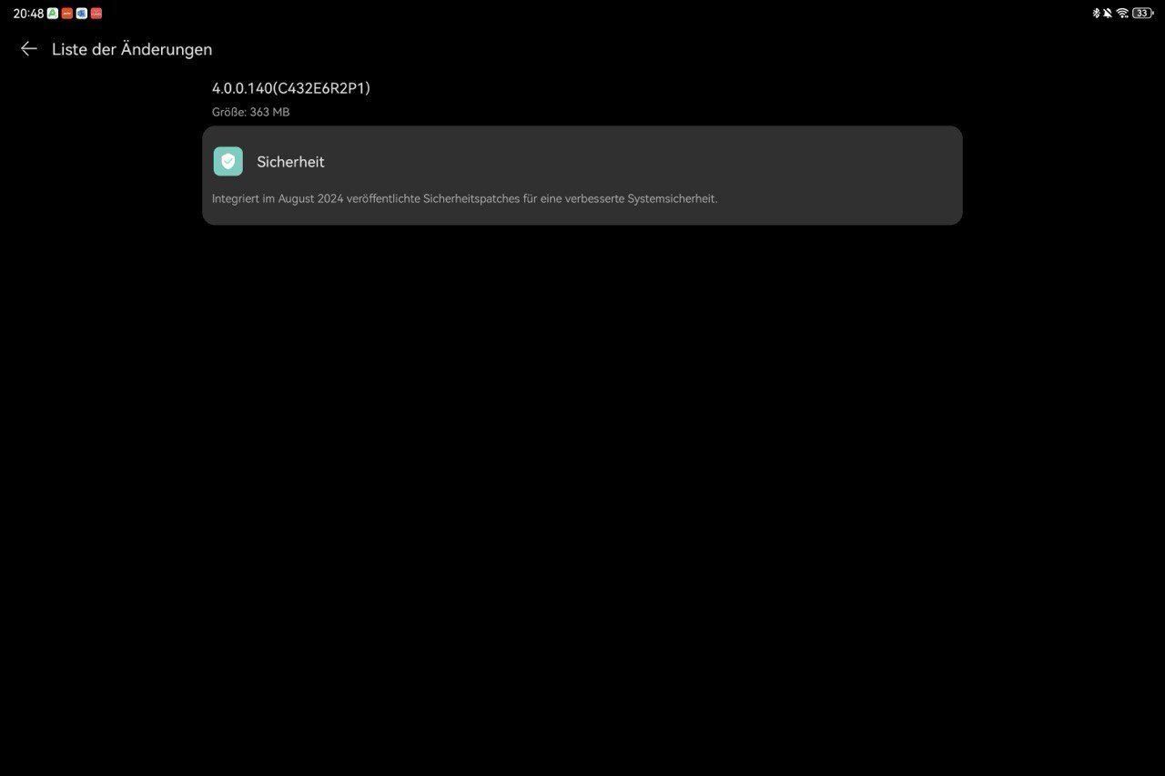 MatePad Pro 13.2 - Sicherheitspatch August 2024 3